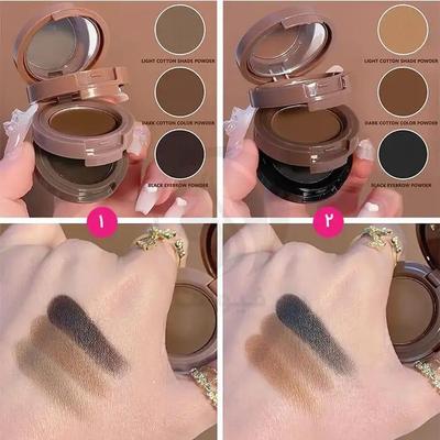 Waterproof Multicolor Eyebrow Stamp - 1 Pcs for Perfectly Defined Brows