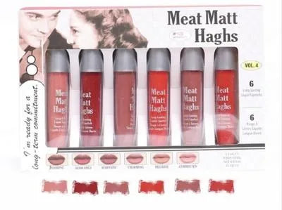 Multicolor Lip Gloss - 6 Pcs of High Pigmented Cool Undertone Formula