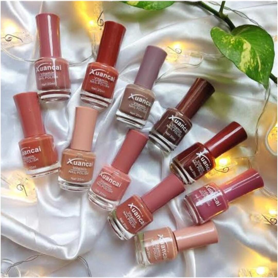 Nude Nail Polish - Pack Of 6