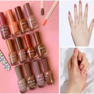 Nude Nail Polish - Pack Of 6