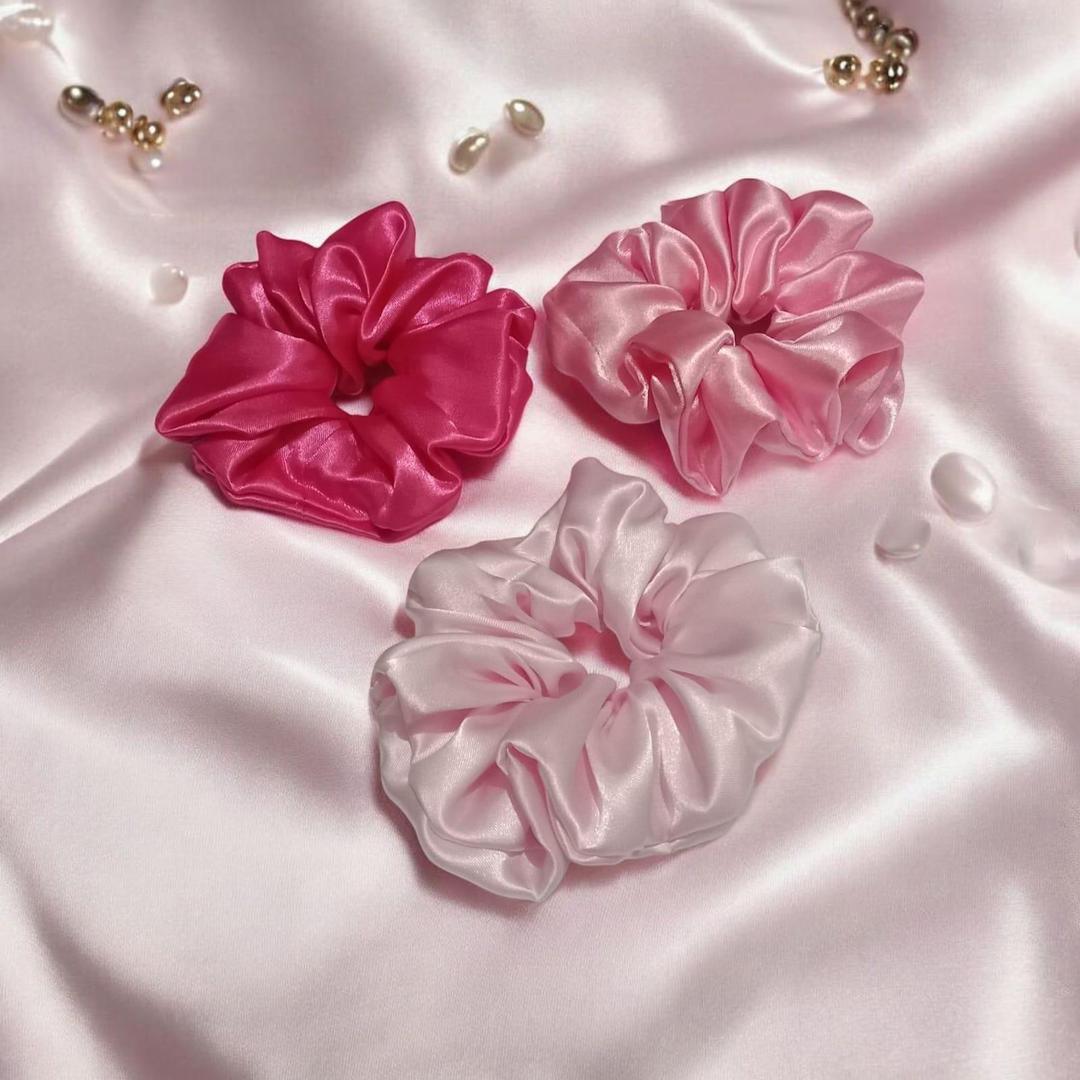 Blush & Glow Scrunchies – Trio Pack”