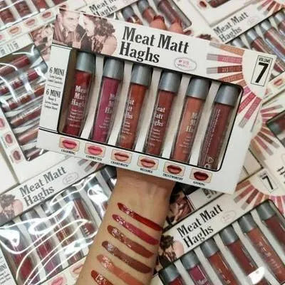 Multicolor Lip Gloss - 6 Pcs of High Pigmented Cool Undertone Formula