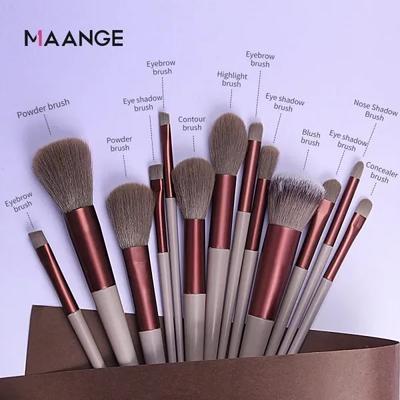 Essential 13-Piece Makeup Brush Set-Noorify