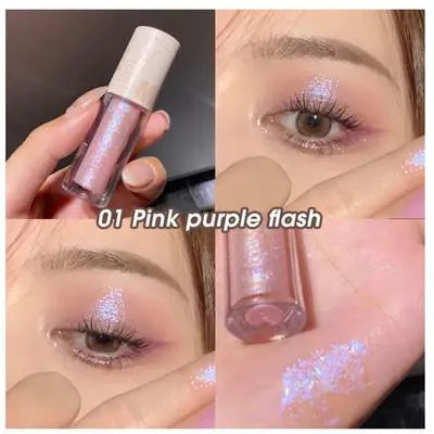 8 Pcs Pack In Multicolor Dragon Ranee Liquid Glitter Eyeshadow, High Pigmented Texture