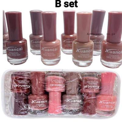 Nude Nail Polish - Pack Of 6